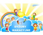 Harmonogram dyżurów wakacyjnych w Miejskich Przedszkolach w Płocku – rok szkolny 2025 / 2026