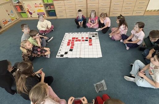 Serce – kodowanie na dywanie